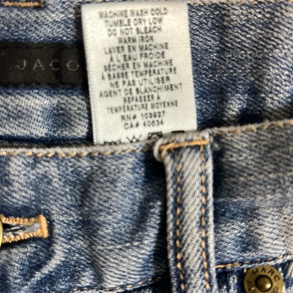 Marc Jacobs Vintage Y2K Light Wash Denim Bootcut Jeans w/ Seam Detail Women’s 10 - Picture 8 of 10